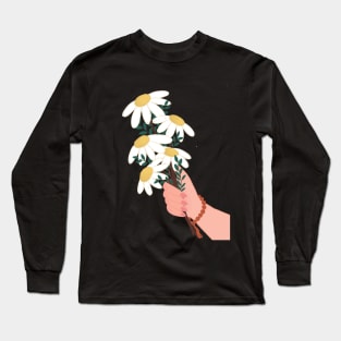 Daisy Flower Long Sleeve T-Shirt